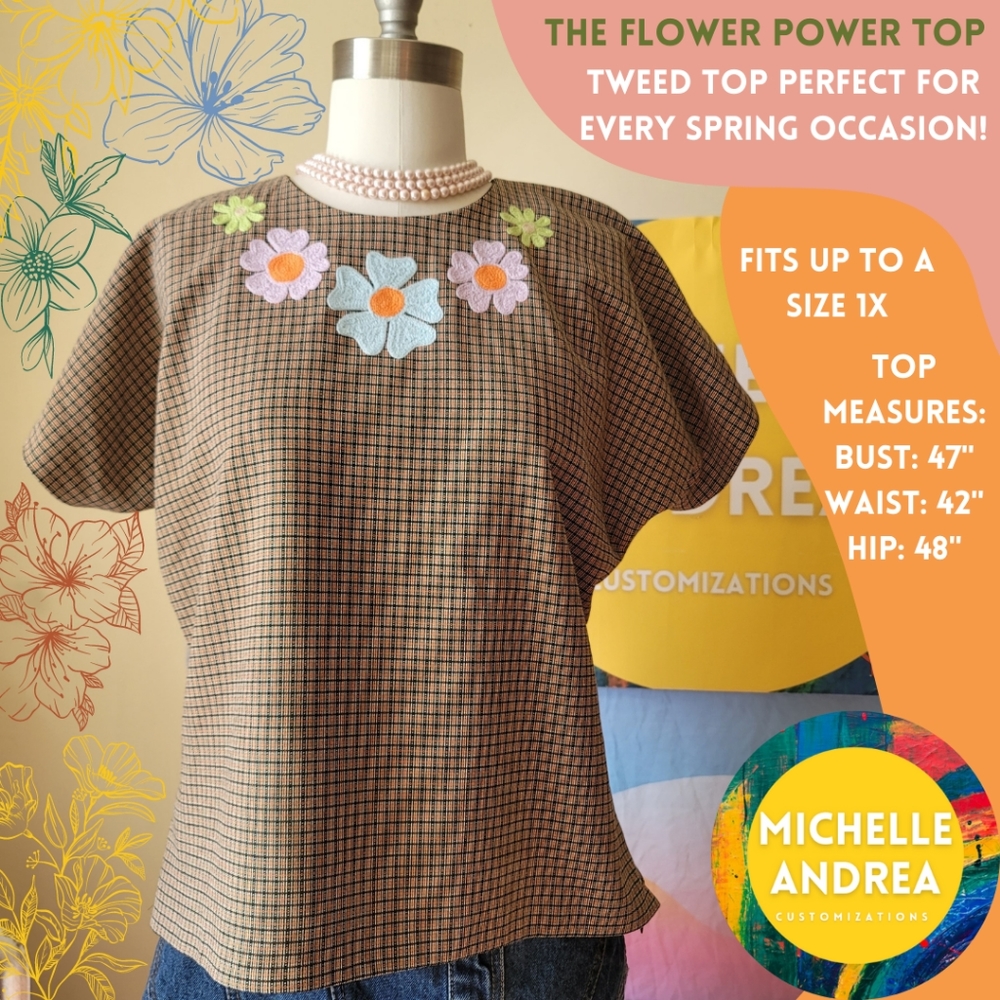 Floral Embroidered Top (The Flower Power Top)